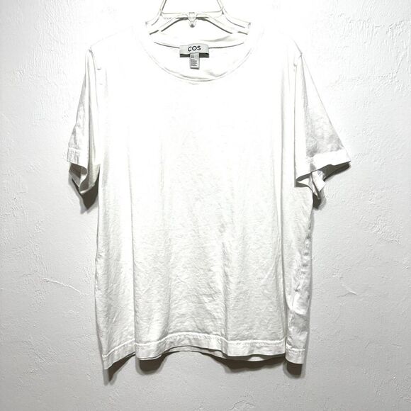COS Tops - COS T-Shirt Short Sleeve Tee Shirt Cotton White Basic Neautral Women size Medium